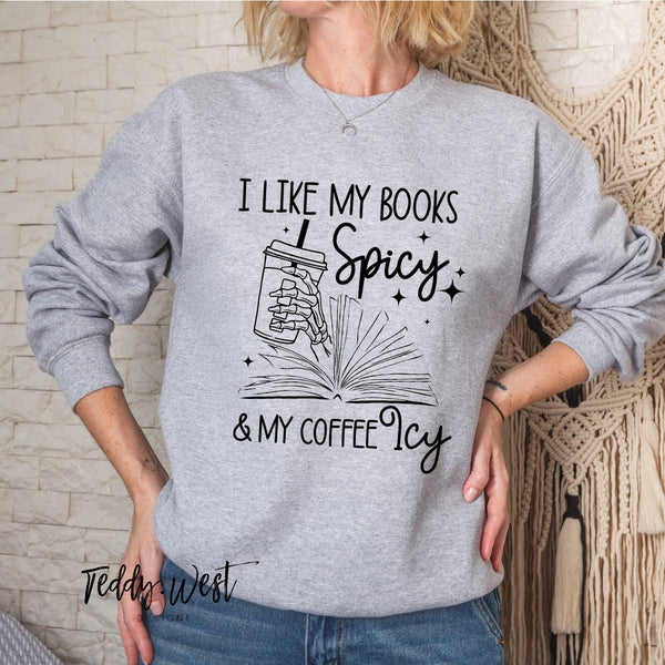 I like my books spicy and my coffee icy