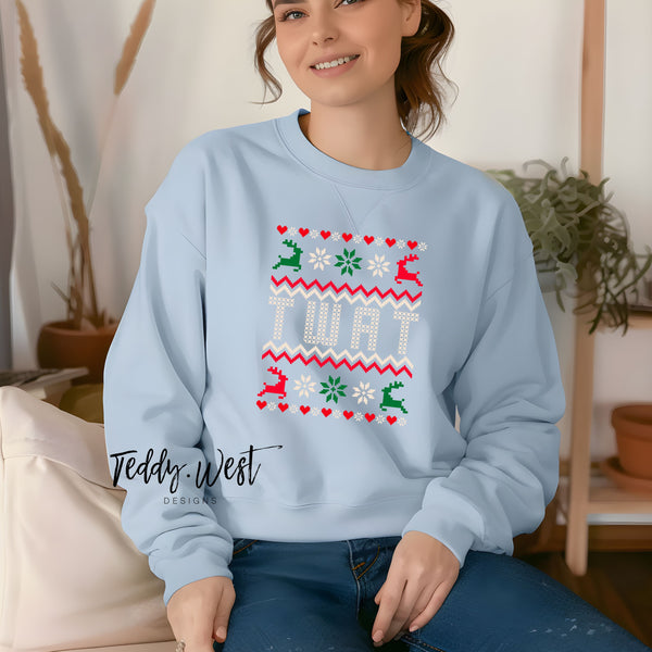 Ugly Christmas Sweater Twat