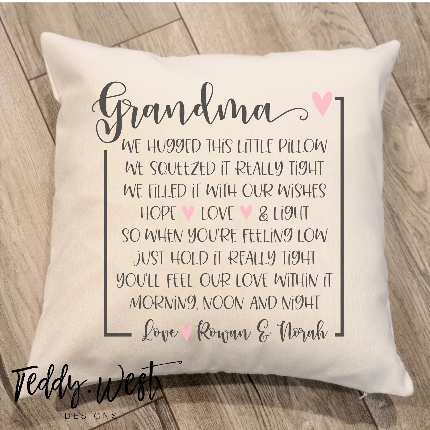 Grandma we hugged this little clearance pillow