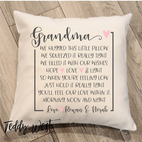 Grandma Hug pillow